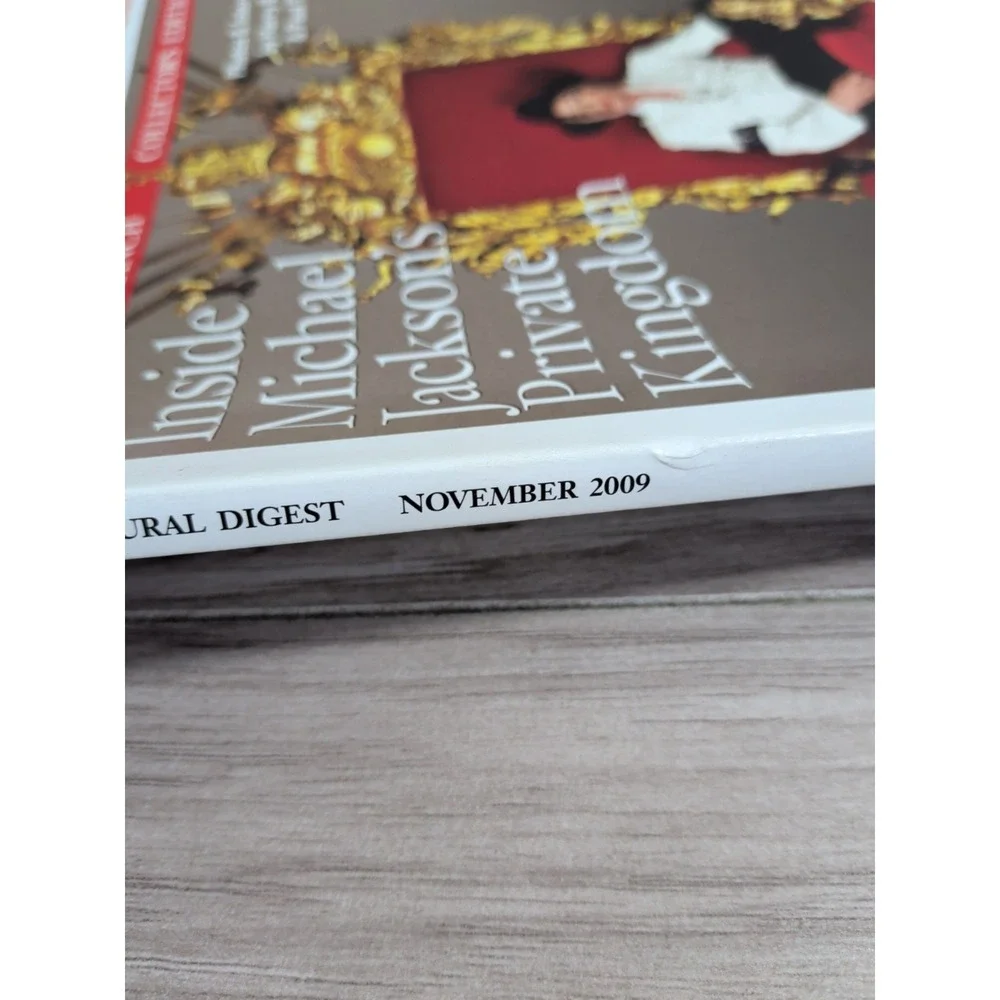Architectural Digest Magazine - Michael Jackson Issue 2009 November